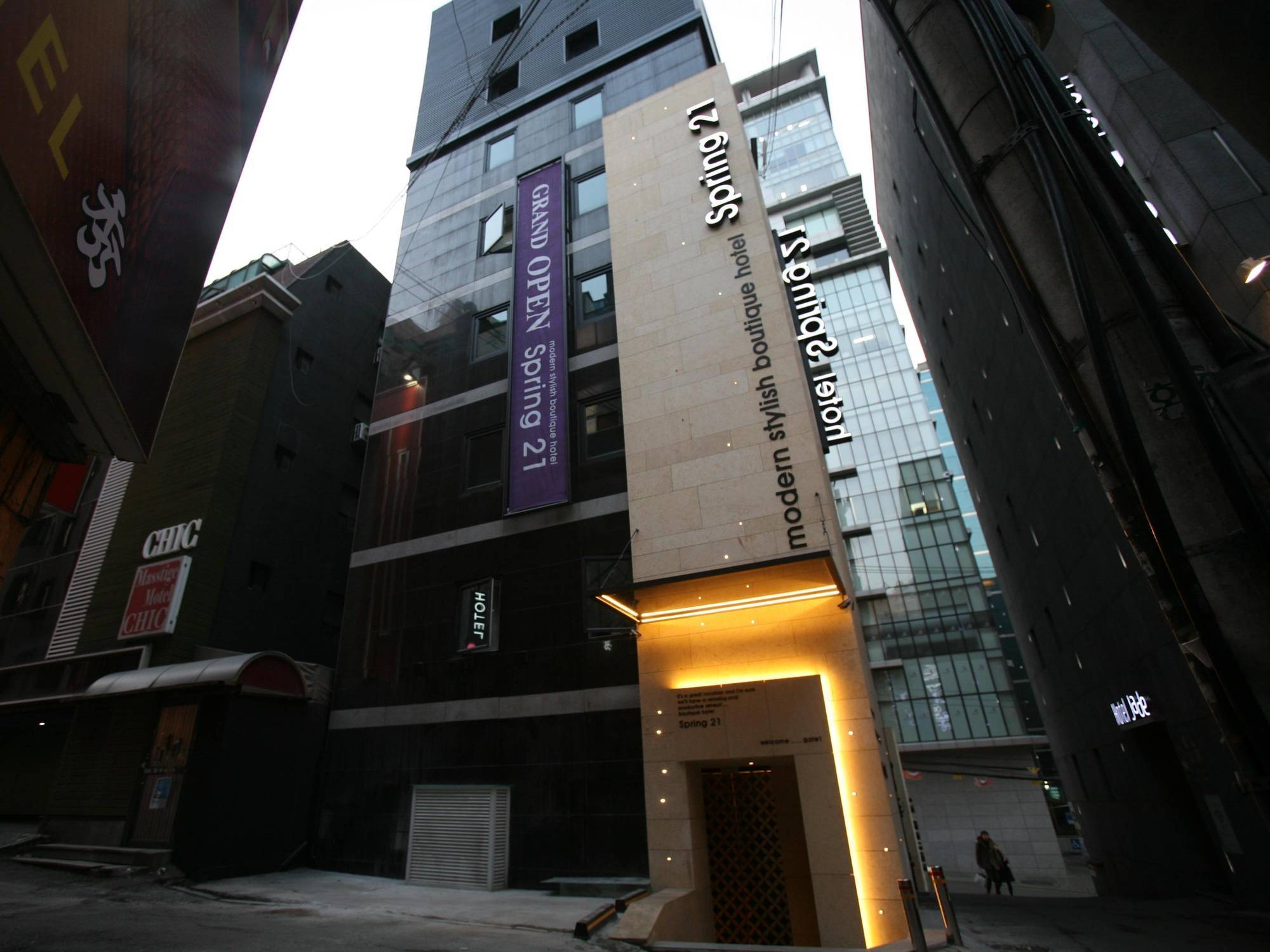 Spring 21 Hotel Sinchon Seoul Ngoại thất bức ảnh